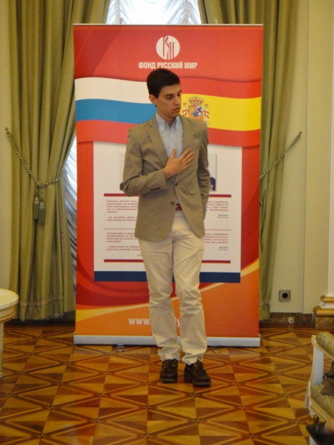 Ganador del II Concurso Nacional de la declamación de la poesía de Pushkin