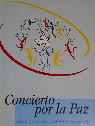 Cartel del ciclo de Conciertos por la paz organizados por la Fundación